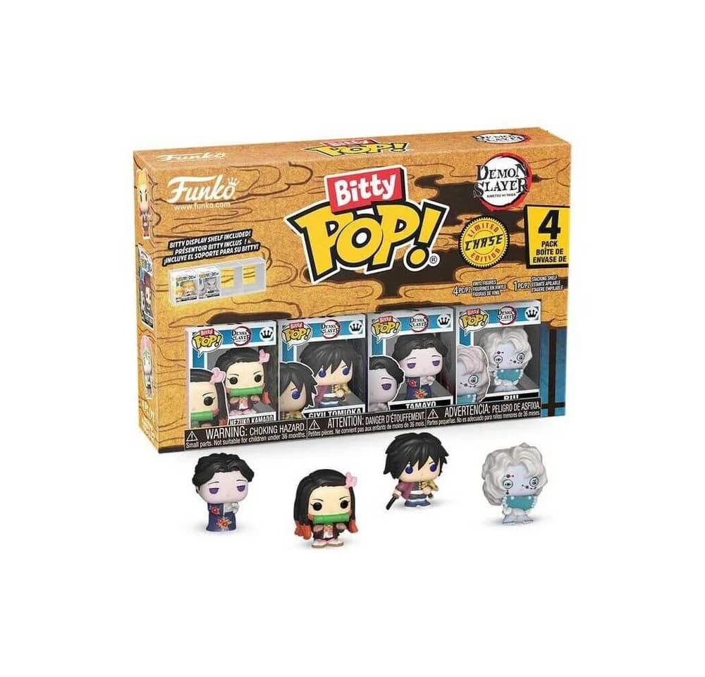 Funko Demon Slayer Bitty POP! Vinyl Figuren 4er-Pack - Bild 2