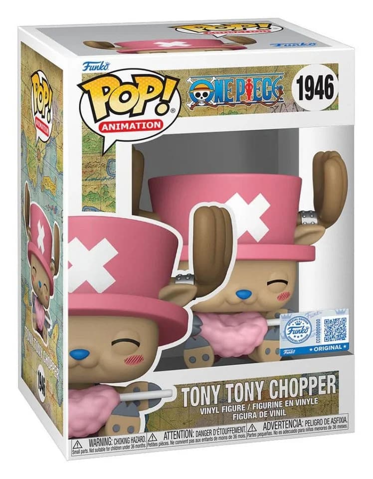 Funko One Piece POP! Animation Vinyl Figur Tony Chopper with Cotton Candy