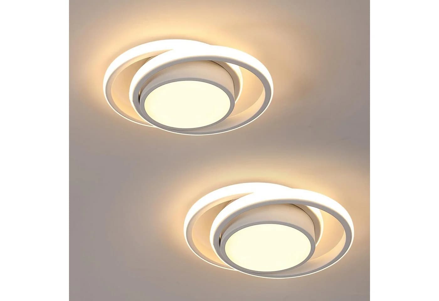Riserva LED Deckenleuchte 2er Set Weiß 32W 4000K Modern - Bild 2