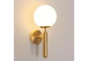 Riserva Wandleuchte Gold Milchglas-Kugel 15cm E27 Flur Bild 2