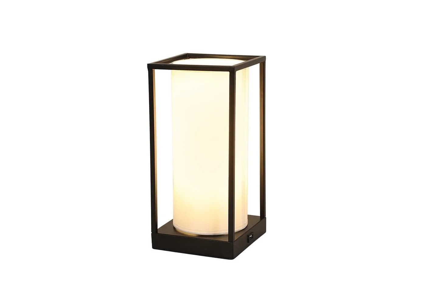 Riserva Schreibtischlampe Schwarz/Weiß mit Touch-Dimmer und Stoffschirm - Bild 2