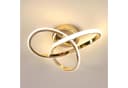 Riserva LED Deckenleuchte Kleeblatt Design 30W Gold 4500K Modern Bild 2