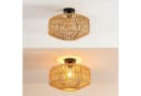 Riserva Rattan Deckenlampe Ø40cm E27 Retro Boho Bild 4