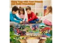 POPOLIC Dino Spielzeug-Auto Set 6-tlg. mit Spielmatte Bild 4