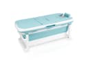 Clanmacy Faltbare Badewanne Blau Bild 2