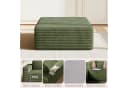 OUNUO Modularer Ecksofa KordKordstoff Grün Hochelastischer Schwamm Bild 4