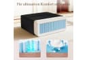 OUNUO Ecksofa Modularer KordKordstuhl mit Hochelastischem Schwamm Schwarz Bild 1