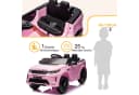 LALAHO Elektro-Kinderauto Land Rover Discovery Sport Rosa 12V 4.5Ah mit Fernbedienung Bild 1