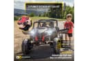 Actionbikes Motors Elektro-Kinderauto UTV Buggy MX Schwarz 4x4 Allrad Bild 4