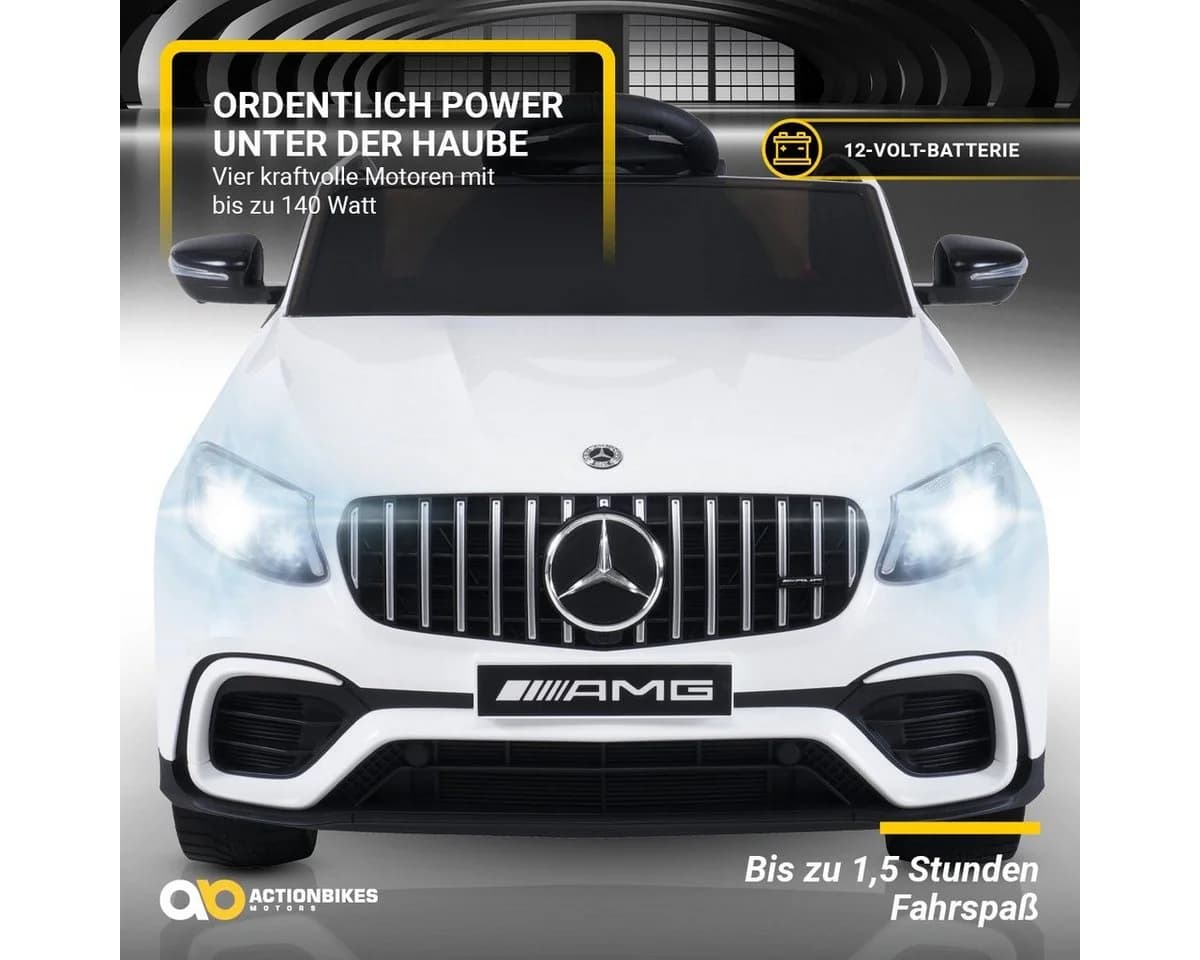 Actionbikes Motors Elektro-Kinderauto Mercedes Benz GLC AMG 4x4 Weiß - Bild 5