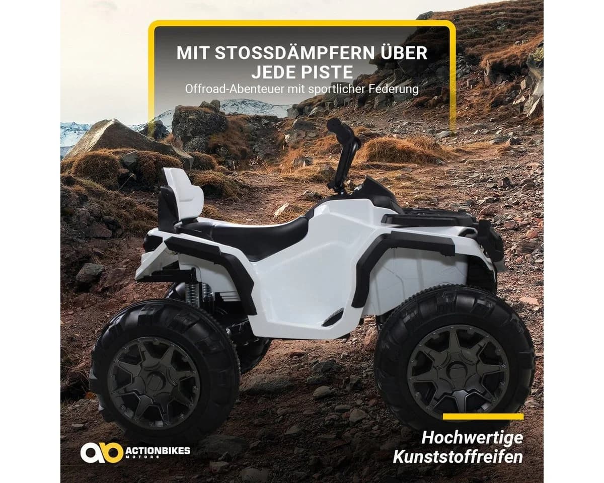 Actionbikes Motors Elektro-Kinderquad Bumper Rot/Grün/Weiß mit Fernbedienung - Bild 3