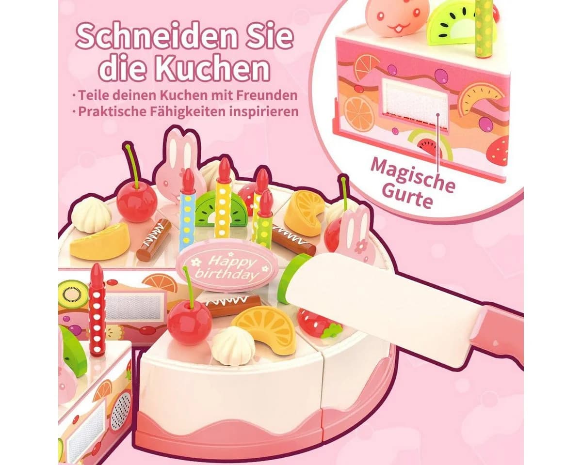 REMOKING Kuchen Spielset 82-teilig Kinder ab 3 Jahren - Bild 3