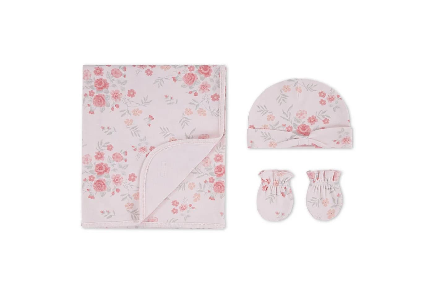 Babydecke HUGGIES BABYWEAR "HGHG 3PC BLANKET SET" Rosa - Bild 2