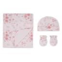 Babydecke HUGGIES BABYWEAR "HGHG 3PC BLANKET SET" Rosa Bild 5