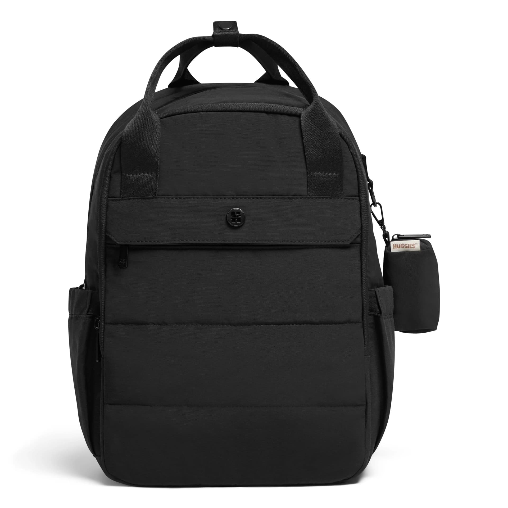 HUGGIES BABYWEAR Aufbewahrungstasche Schwarz mit Anhänge-Tasche