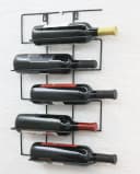 DanDiBo Weinregal Wand Metall Flaschenhalter Schwarz Bild 3