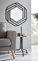Industrial Dekospiegel aus Metall in Schwarz Bild 5