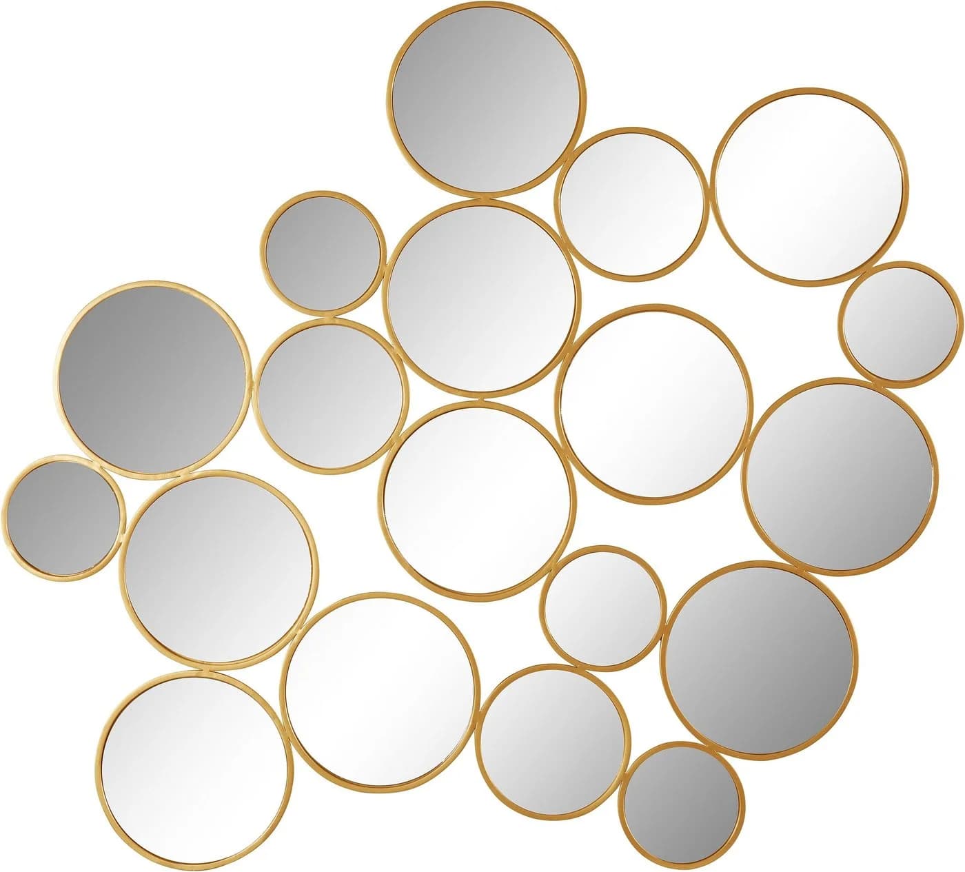 OTTO HOME Malisa Dekospiegel Gold 121x110cm Metall Wandspiegel - Bild 2