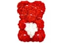 AMORE MIO LED Rosenbär Dekofigur Rot mit Geschenkbox Bild 1