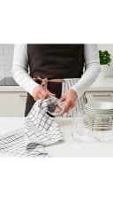 IKEA RINNIG Geschirrtuch Set 4-tlg. Baumwolle Gemustert Bild 1