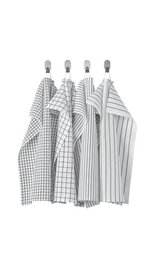 IKEA RINNIG Geschirrtuch Set 4-tlg. Baumwolle Gemustert - Bild 2