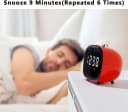 iTOMA Radiowecker Retro Bluetooth LED mit FM-Radio und Dual-Alarm Bild 5