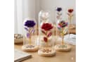 AMORE MIO LED Rosen Ornament mit Holzsockel und Dekokuppel Bild 1