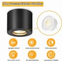 LaCute LED Aufbauspot dimmbar 5W 500lm 3CCT Schwarz Bild 1