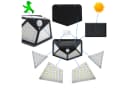 Ikonka LED Solarleuchte Außenwandleuchte 100 LEDs Schwarz Bild 4