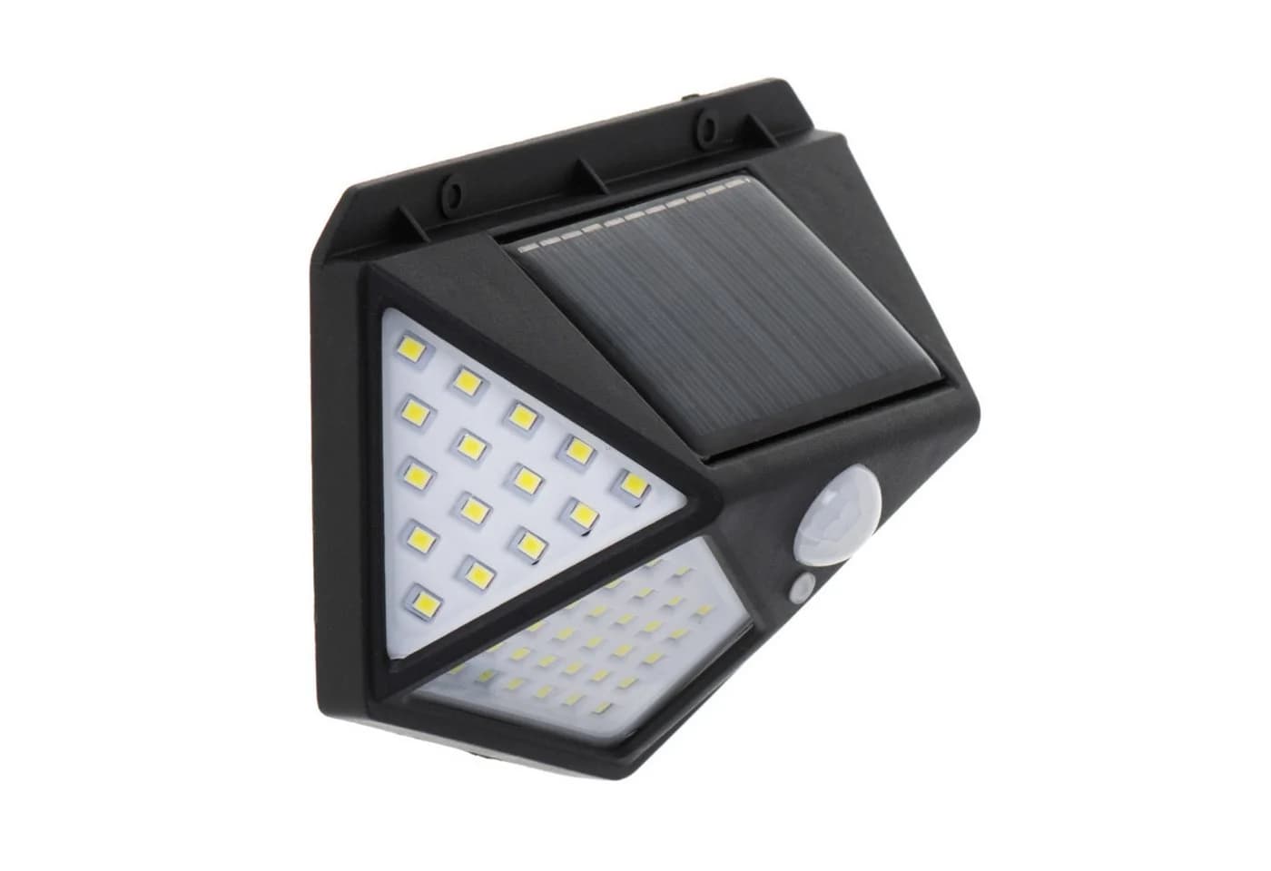 Ikonka LED Solarleuchte Außenwandleuchte 100 LEDs Schwarz - Bild 5