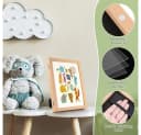 LA CUTE Bilderrahmen 4er Set befüllbar Frontöffnung A4 Braun Bild 3