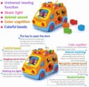 REMOKING Spielcenter Happy Bus Lernspielzeug mit Licht & Musik Bild 1