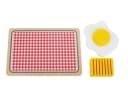 KRUZZEL Kinder-Toaster Holz-Toaster mit Zubehör: Kinderküchen-Spielset Bild 4