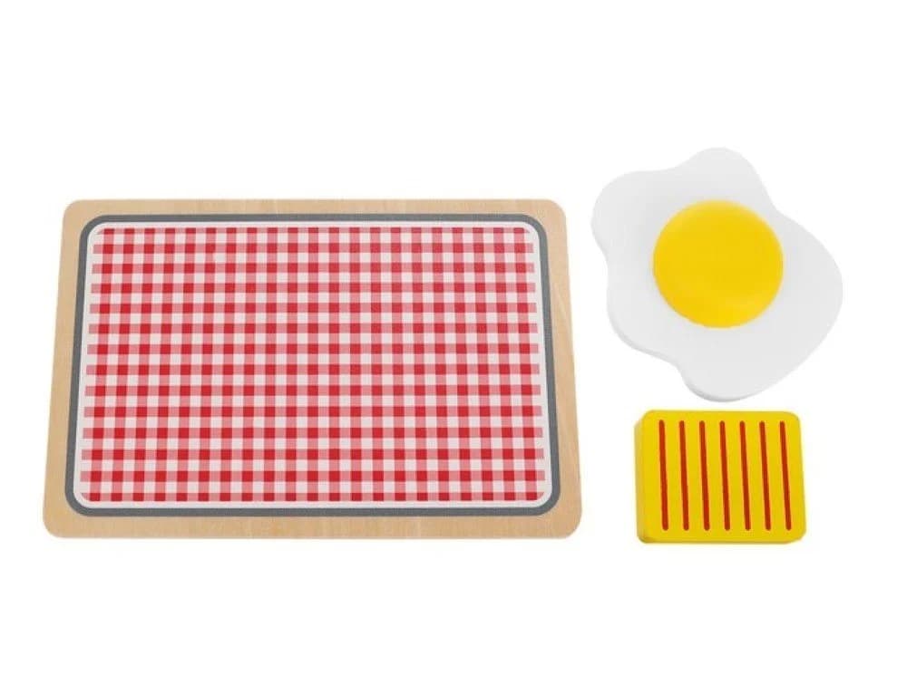 KRUZZEL Kinder-Toaster Holz-Toaster mit Zubehör: Kinderküchen-Spielset - Bild 4