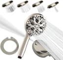 SparkPod Duschbrause Premium 10-Strahl Hochdruck Handbrause Silber/Gold Bild 2