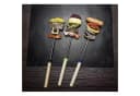Ruhhy Backmatte Premium BBQ Antihaft-Grill- und Backmatten-Set 3-teilig Schwarz Bild 1