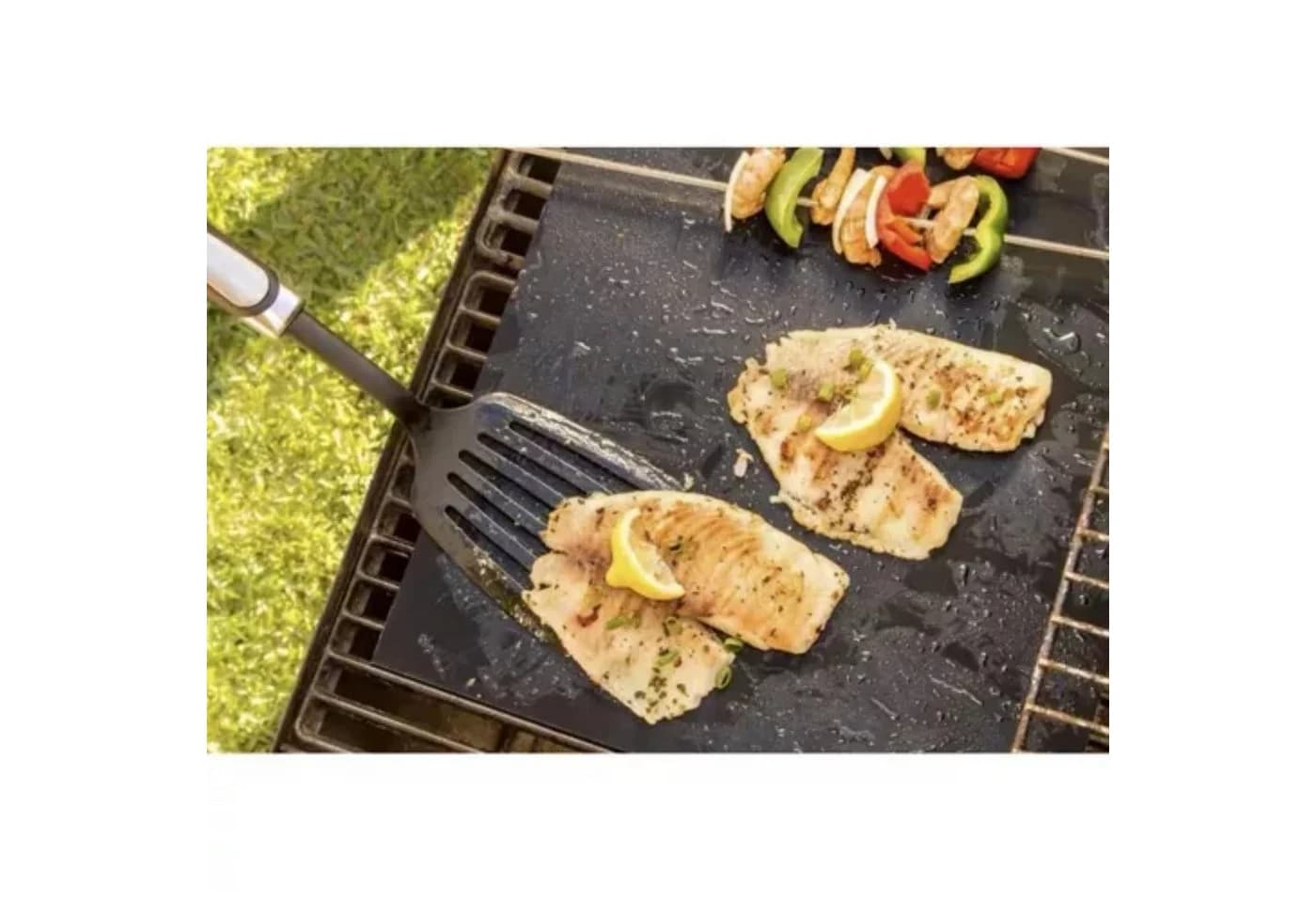 Ruhhy Backmatte Premium BBQ Antihaft-Grill- und Backmatten-Set 3-teilig Schwarz - Bild 4