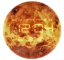 Ikonka Wanduhr Planet Mars LED-Display 32 cm Bild 2