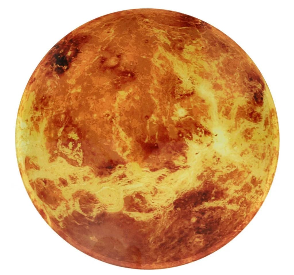 Ikonka Wanduhr Planet Mars LED-Display 32 cm - Bild 3