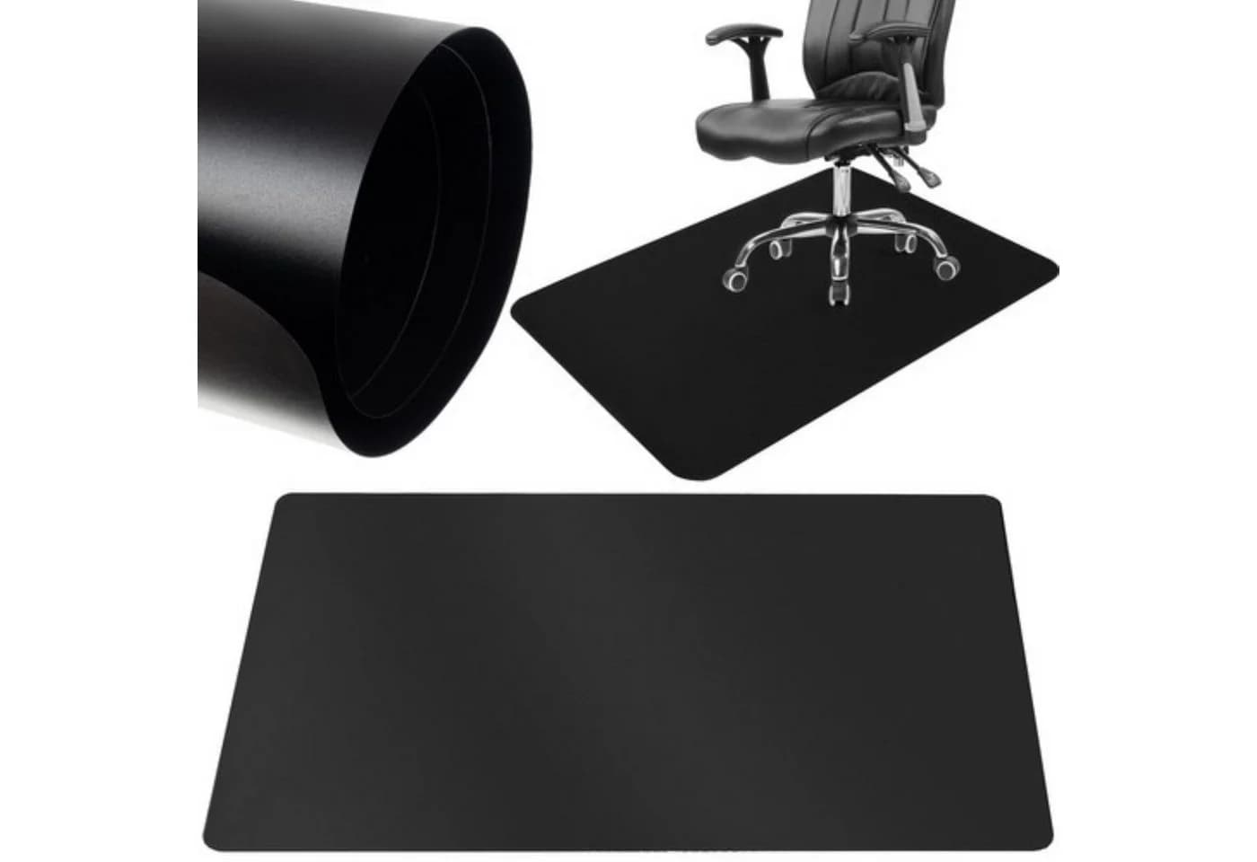 Ruhhy Bodenschutzmatte Schwarz Matt 90x130cm - Bild 2