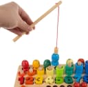KRUZZEL Lernspielzeug Perlen Mosaik Holzpuzzle Bunt Bild 3
