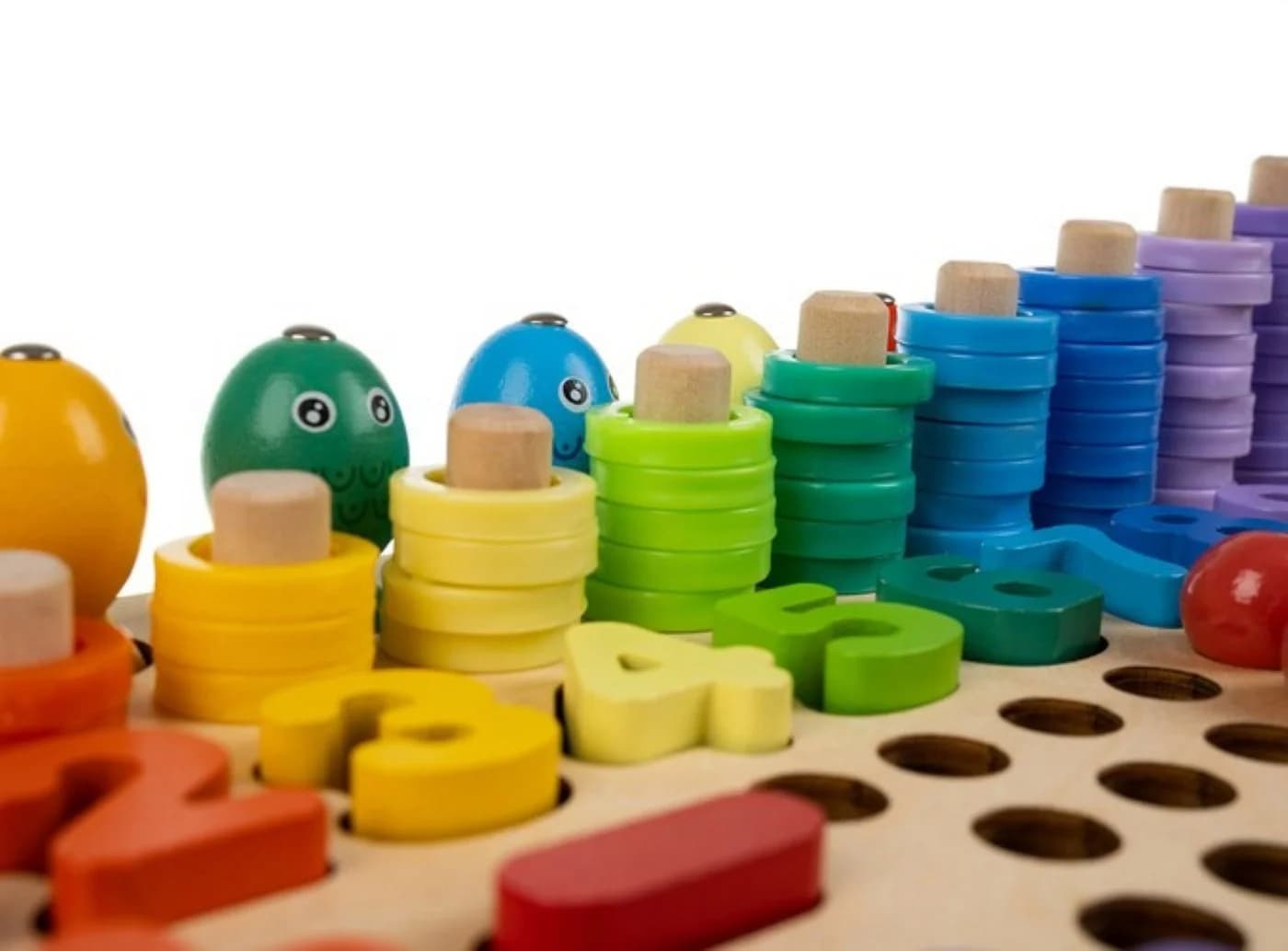 KRUZZEL Lernspielzeug Perlen Mosaik Holzpuzzle Bunt - Bild 5