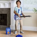 KRUZZEL Spiel-Gitarre Kinder Musikspielzeug Set Gitarre mit Verstärker Mikrofon Blau Bild 5