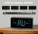 iTOMA Radiowecker Bluetooth mit FM-Radio, Dual-Alarm & Sleep-Timer Bild 5