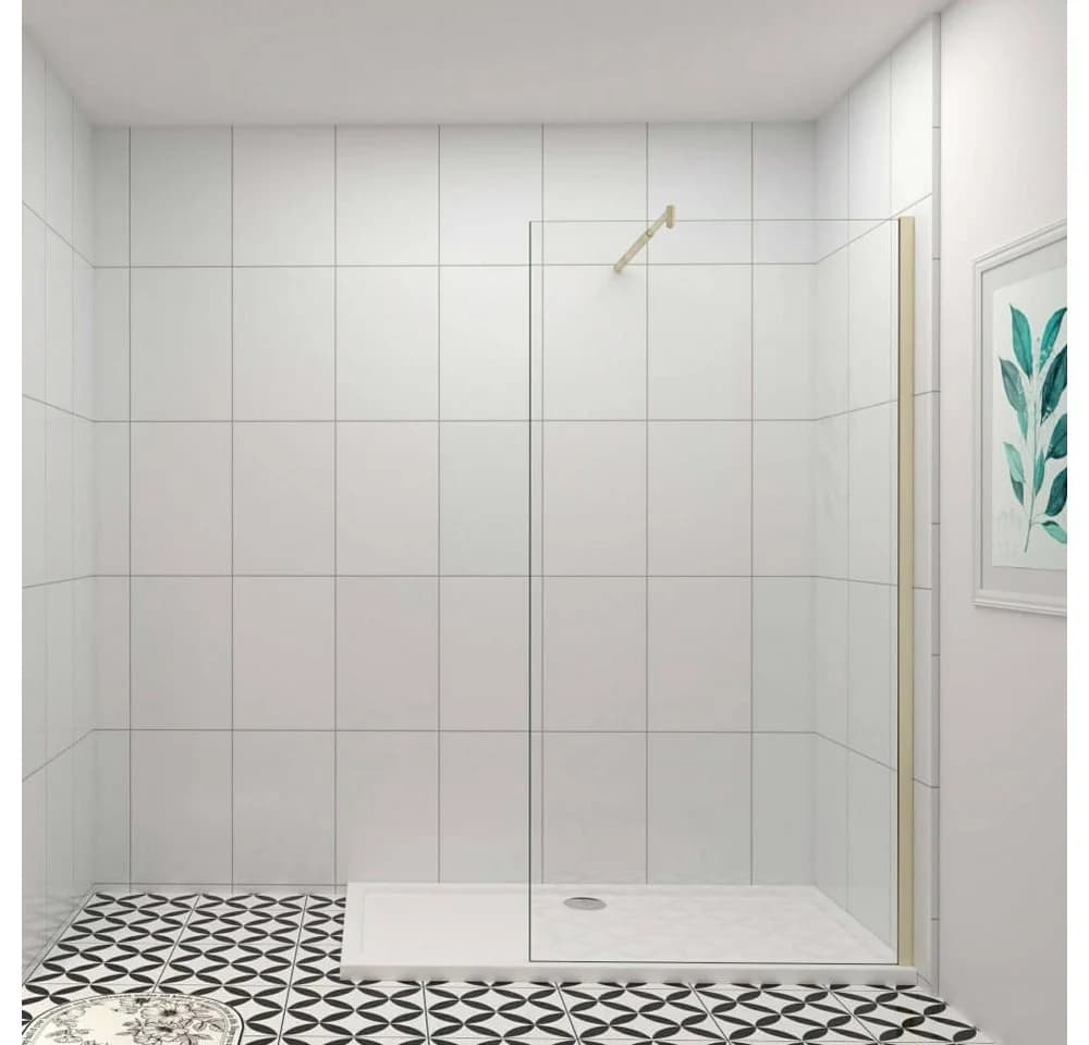 Duschparadies Duschwand Golden Walk-in mit ESG Glas und Nano-Beschichtung - Bild 2