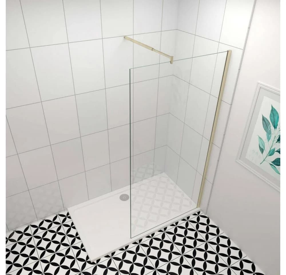 Duschparadies Duschwand Golden Walk-in mit ESG Glas und Nano-Beschichtung - Bild 3