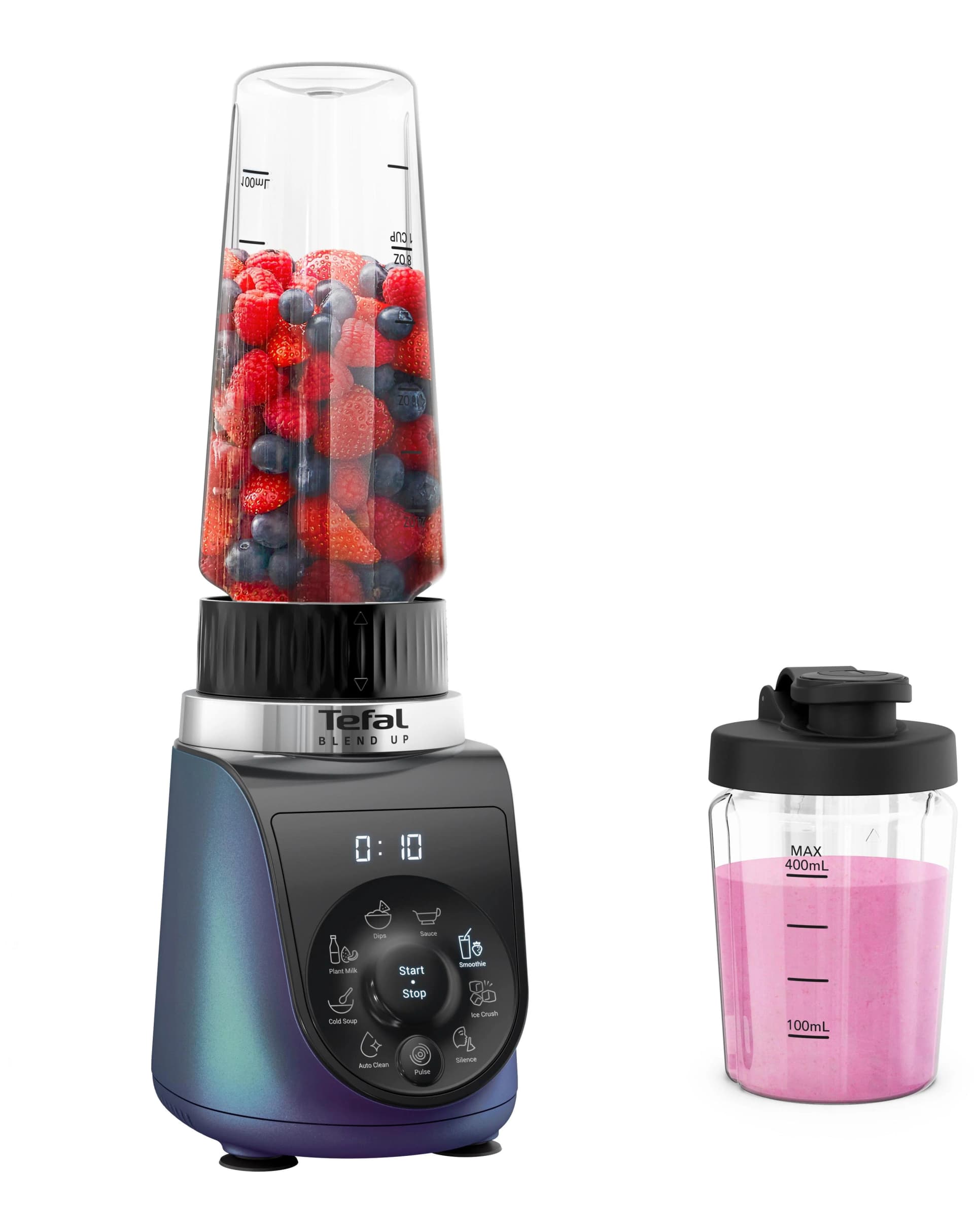 TEFAL Standmixer BL19H4 Blend Up blau Silence-Modus