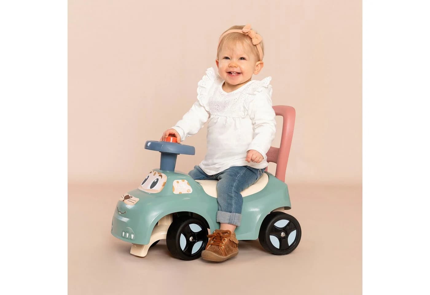 Smoby Rutscherauto Little Smoby Rutschauto blau mit Lauflernhilfe - Bild 5