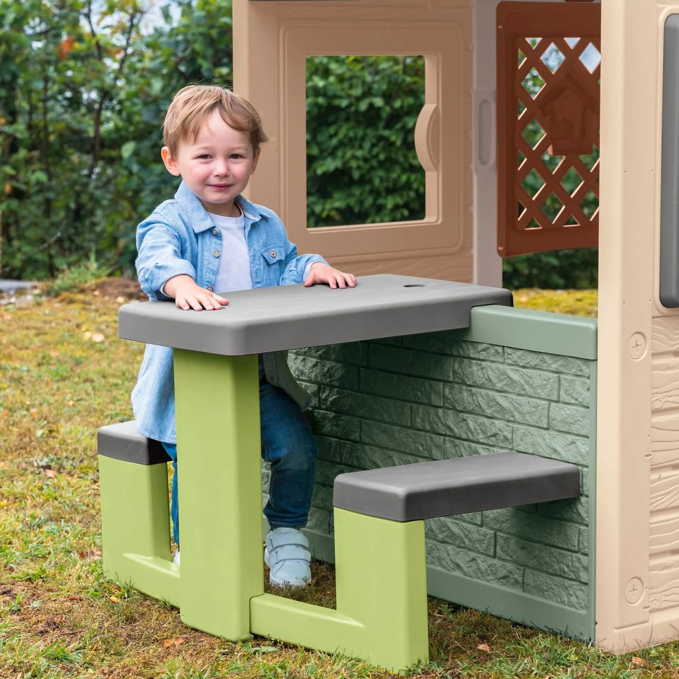 Smoby Gartentisch Smoby Life Picknicktisch Made in Europe - Bild 4
