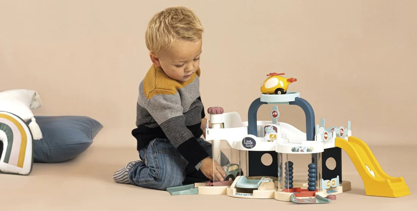 Smoby Spiel-Parkgarage Little Smoby Multi-Garage mit Mini-Flitzer - Bild 4
